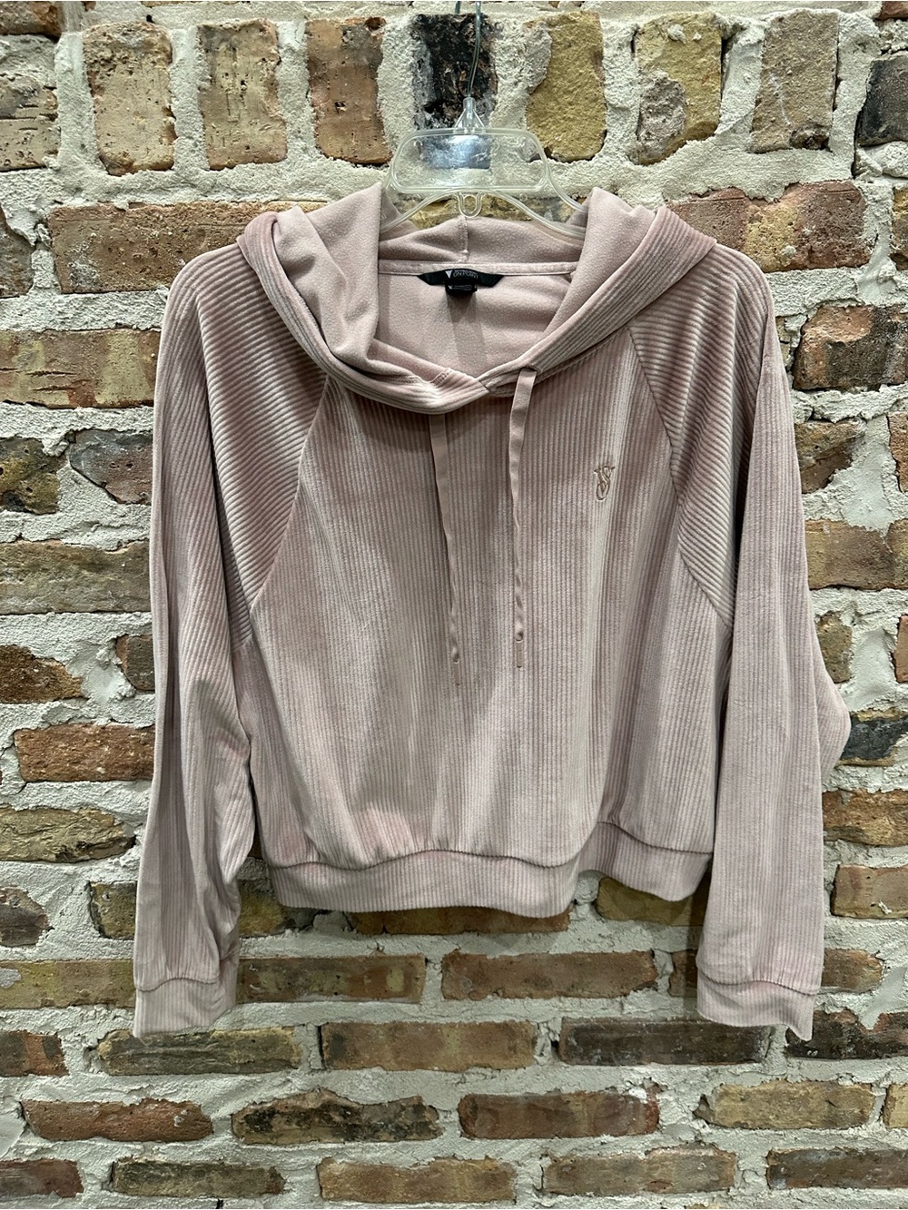 Victoria's Secret On Point Dusty Rose Hooded Sweatshirt